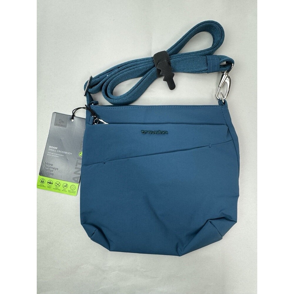 Travelon Teal Blue Small Crossbody Bag